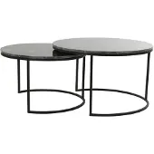Light & Living salontafel alfio set van 2 75x75x45.5cm -