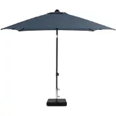 Madison Stokparasol moraira push-up 230x230cm polyester sfr blue grade 6 zonwering