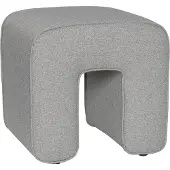 Hubsch Sculptuur Poef Donkergrijs