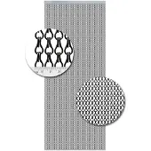 Vliegen gordijnen expert Vliegengordijn aluminium 90 x 210cm antraciet 90 x 210 cm in het kozijn