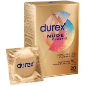 Durex Condooms Nude - 20st - Ultradun - Transparant
