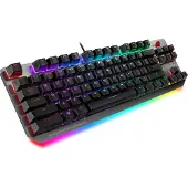 Asus ROG Strix Scope NX TKL, 80%, Kabel, USB, Mechanische schakelaar, RGB LED, Zwart, Grijs