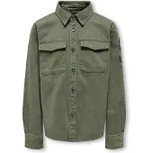 ONLY KOBSTEVEN BADGE SHACKET OTW Jongens Jas - Maat 140