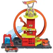 Hot Wheels City Super Fire Station - Speelfigurenset