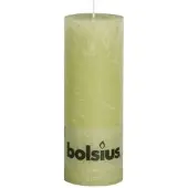 Bolsius rustiek stompkaars 190x68mm Pastel groen