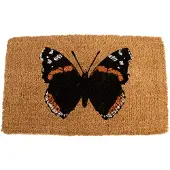 Esschert Design Kokosmat Vlinder Naturel 75 X 45 X 2,8 Cm