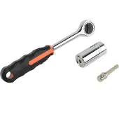 BRÜDER MANNESMANN Dopleutel 7-19mm met 3/8"ratel (Hobby) - 00190