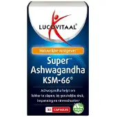 Lucovitaal Ashwagandha KSM-66 2x 30 capsules | Compact formaat 9x5x5 cm