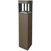 LES JARDINS Teckalu Zonnebolder om te bevestigen of vast te pinnen Black | 90 cm