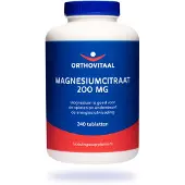 Orthovitaal Magnesium citraat 200 mg 240 tabletten
