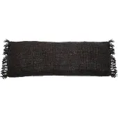 Bazar Bizar De Oh Mijn Gee Kussenhoes - Zwart Navy - 35x100