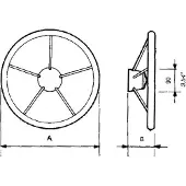 Ultraflex RVS Stuurwiel