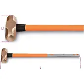 Beta 1381BA/PL 8000 Vonkvrije voorhamer | kunststof steel - 013810888 013810888