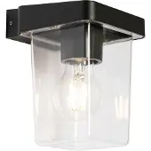 QAZQA Moderne buiten wandlamp zwart IP54 - Chimay