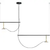 Artemide NH Hanglamp nh S3 2 Arms - Ø: 22 x L:134 x H: 126.6 cm