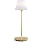 Herstal Tafellampe , Wit, Woonkamer, Metaal