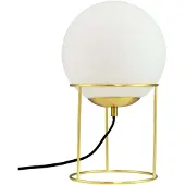 Dyberg Larsen Tafellampe , Madrid, Goud / Messing, Woonkamer, Metaal, Designer