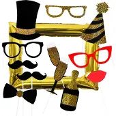Boland - Set photo props Party time - Geen verkleedthema -