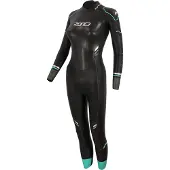 Zone3 Advance Dames Triathlon Neopreen Wetsuit Zwart/Blauw || Maat: S