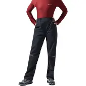 Berghaus - Women's Paclite Overtrousers - Regenbroek 8 - Regular, zwart