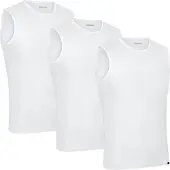 Gripgrab - Ultralight 3PACK Mesh Mouwloos Base Layer Zomer Fiets Ondershirt Polygiene Zweethemd - Wit - Heren - Maat L