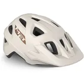Met Echo Helm Wit Brons Mat 2022 || Maat: L (57-60 cm)