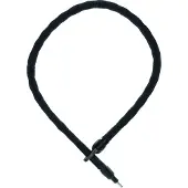 ABUS Fietsslot Insteekketting - Adaptor Chain IvyTex 6KS - - zwart - 130 cm - geschikt voor elektrische fietsen - stadsfietsen