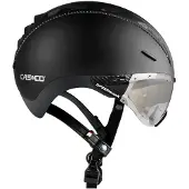 Casco Roadster Plus City Helm met Vizier Zwart || Maat: L (58-60 cm)
