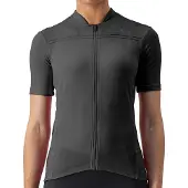 Castelli Anima 4 Korte Mouw Fietsshirt Licht Zwart Dames, Maat S