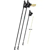Komperdell - Sarma Powerlock - Nordicwalkingstokken 105-125 cm, zwart/ highlight