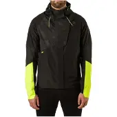 Agu Commuter - Regenjas - Heren - M - Zwart - Poray 10.000 - Hi-vis Neon - Reflecterende Mistprint - Waterdicht - Winddicht