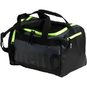 Arena Spiky III 25L Duffle Bag - Dark Smoke-Neon Yellow