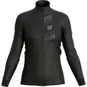 Compressport Women's Hurricane Windproof Jacket Black || Maat: L