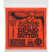 Ernie Ball Skinny Top Heavy Bottom 2624 8-String Nickel Set 09-80