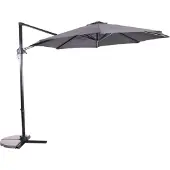 Lesli Living Zweefparasol Libra - 300 cm - Aluminium frame - Grijs