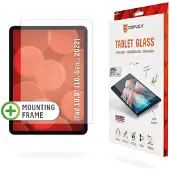 Displex tablet-beschermglas (9H) voor Apple iPad 10,9"/11" (2024/25) Eco-montageframe in L-vorm, onbreekbaar, ultradun, onzichtbaar