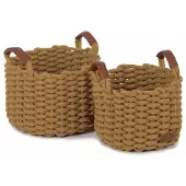 KidsDepot Mand Korbo M Oker (Set van 2)