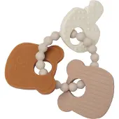 Jollein - Bijtring Siliconen - Bijtringen Baby - 15x11x1cm - Teddy Bear