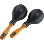 Meinl PLASTIC MARACAS WOOD HANDLE