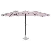 Vonroc Parasol Iseo - 460x270cm - Premium parasol | Beige