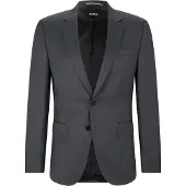 BOSS ONE Slim-fit colbert van scheerwollen serge