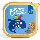Edgard & Cooper Kuipje Vers Vlees Hondenvoer Zalm - Kalkoen 300 Gr