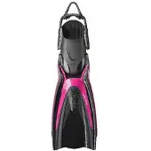 Tusa Hyflex Switch Duikvinnen - High-Performance zwemvinnen met efficiënte krachtoverdracht - Zwart/Roze - Maat M (40–44) - (26–28 cm) - SF-0104 M RP