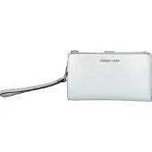 Michael Kors Double Zip Wristlet Silver Maat: OS | Clutches Outlet | Dames | Zilver