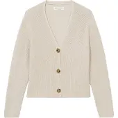 Marc O'Polo Gebreid vest crème
