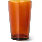HK Living 70's glassware theeglas 20 cl 4-pack Amber brown