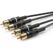 Sommer cable Basic HBP-C2-0090 0,9 m Zwart Hi-Fi audiokabel
