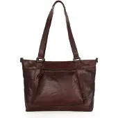 Spikes & Sparrow Leren Shopper - Luca - Donkerbruin