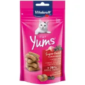 Vitakraft Cat Yums Superfood met vlierbes kattensnack (40 g) 6 verpakkingen