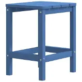vidaXL Adirondack tuintafel, marineblauw, 38x38x46 cm, HDPE